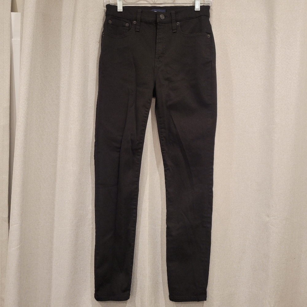 J Crew Women's 9" High-Rise Toothpick Pants Size 27 Black - Picture 4 of 12